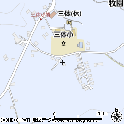 鹿児島県霧島市牧園町三体堂1589周辺の地図