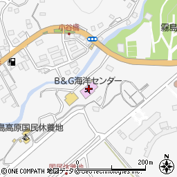 霧島市牧園Ｂ＆Ｇ海洋センター周辺の地図