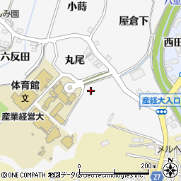 宮崎県宮崎市古城町丸尾周辺の地図