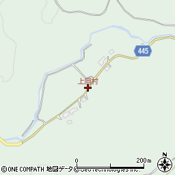 上岡村周辺の地図