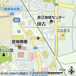南九州日野自動車宮崎支店周辺の地図