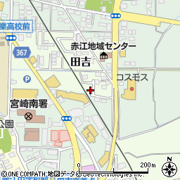 宮崎県宮崎市田吉5704-4周辺の地図