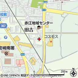 宮崎県宮崎市田吉5701周辺の地図