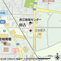 宮崎県宮崎市田吉5702-1周辺の地図