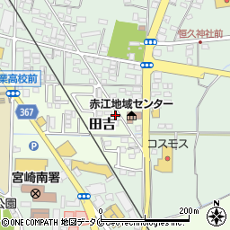 宮崎県宮崎市田吉5730-4周辺の地図
