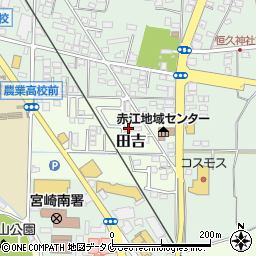 宮崎県宮崎市田吉5728周辺の地図