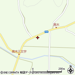 鹿児島県薩摩川内市祁答院町黒木36周辺の地図