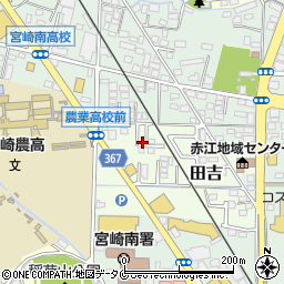 宮崎県宮崎市田吉5741周辺の地図