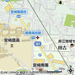 宮崎県宮崎市田吉5744-3周辺の地図