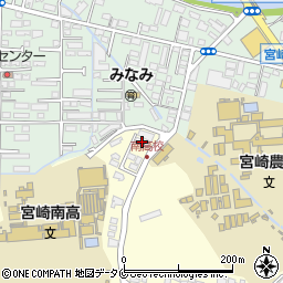 リバーコート宮崎周辺の地図