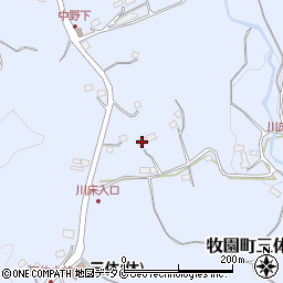 鹿児島県霧島市牧園町三体堂1753周辺の地図