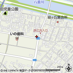 セブンイレブン宮崎飛江田店周辺の地図