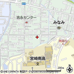 宮崎県宮崎市恒久周辺の地図
