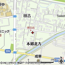 宮崎県宮崎市田吉847周辺の地図