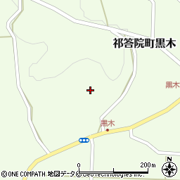 鹿児島県薩摩川内市祁答院町黒木167周辺の地図