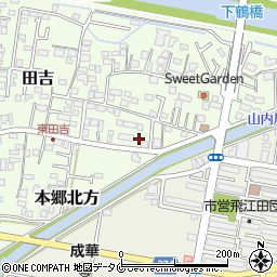 宮崎県宮崎市田吉1359周辺の地図