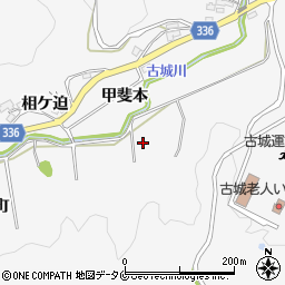 宮崎県宮崎市古城町甲斐本周辺の地図