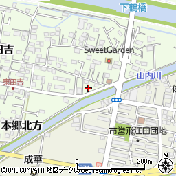 宮崎県宮崎市田吉1376周辺の地図