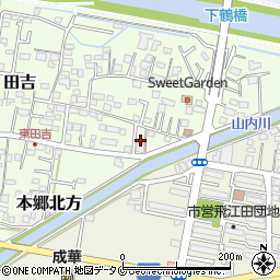 宮崎県宮崎市田吉1370-9周辺の地図