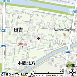 宮崎県宮崎市田吉1362周辺の地図