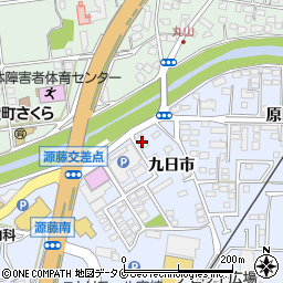 ホンダドリーム宮崎周辺の地図