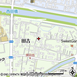 宮崎県宮崎市田吉1234周辺の地図