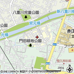 宮崎県宮崎市宮の元町周辺の地図