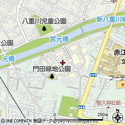 宮崎県宮崎市宮の元町周辺の地図