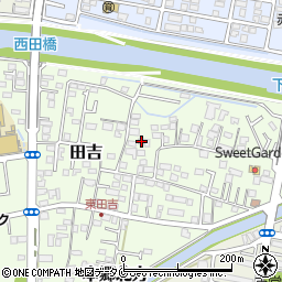 宮崎県宮崎市田吉1232周辺の地図