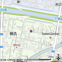 宮崎県宮崎市田吉1229-5周辺の地図