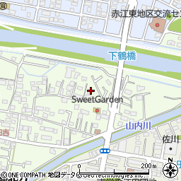 宮崎県宮崎市田吉1219周辺の地図