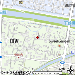 宮崎県宮崎市田吉1228-1周辺の地図