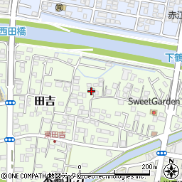 宮崎県宮崎市田吉1229周辺の地図