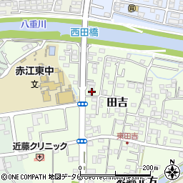 宮崎県宮崎市田吉995周辺の地図