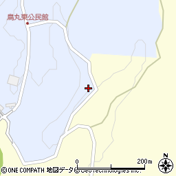 鹿児島県薩摩川内市東郷町鳥丸50周辺の地図