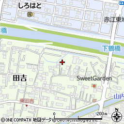 宮崎県宮崎市田吉1227周辺の地図