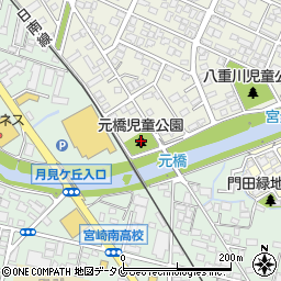 元橋児童公園周辺の地図