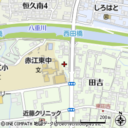 宮崎県宮崎市田吉1049-2周辺の地図