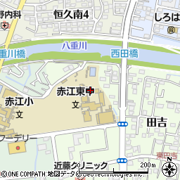 宮崎県宮崎市田吉1031周辺の地図
