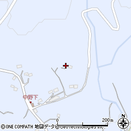 鹿児島県霧島市牧園町三体堂1744周辺の地図