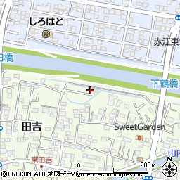 宮崎県宮崎市田吉945-5周辺の地図