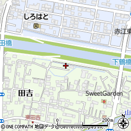 宮崎県宮崎市田吉945-4周辺の地図
