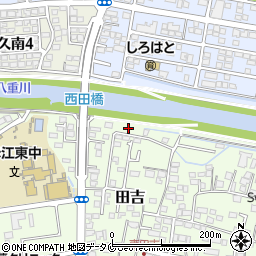 宮崎県宮崎市田吉961-1周辺の地図