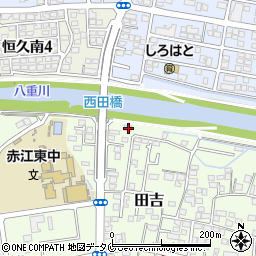 宮崎県宮崎市田吉977-1周辺の地図