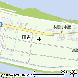 宮崎県宮崎市田吉2158周辺の地図