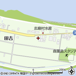 宮崎県宮崎市田吉2197周辺の地図