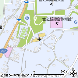 さつま町宮之城文化センター周辺の地図
