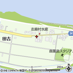 宮崎県宮崎市田吉2185周辺の地図