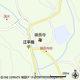 善長寺周辺の地図