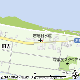 宮崎県宮崎市田吉2180周辺の地図